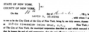 David Dinkins was City Clerk when 774 Halsey Street was sold at public auction for $6,800.