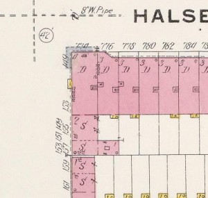 1898-99 Sanborn Fire Insurance Map.