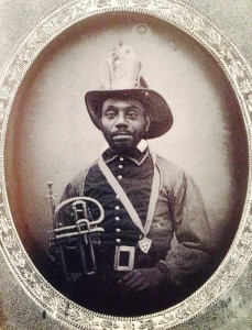 A Daguerreotype of an unknown black  firefighter (1855-56).