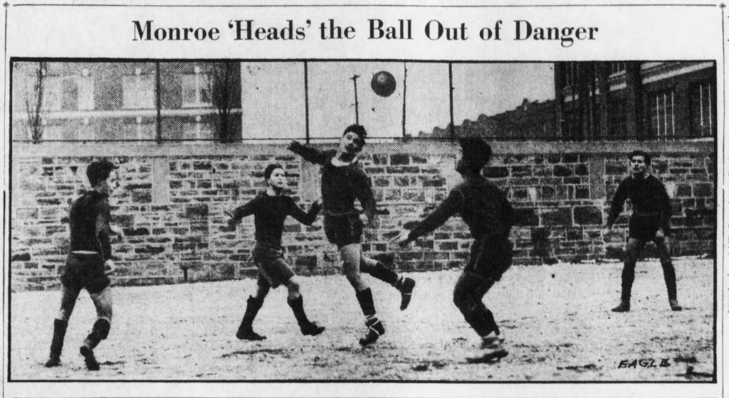 Even high school boys played. (Bklyn Daily Eagle, 10 December 1933.)