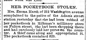 Bklyn Daily Eagle, 22 October 1896.