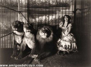 Madame Castillo and her animals
