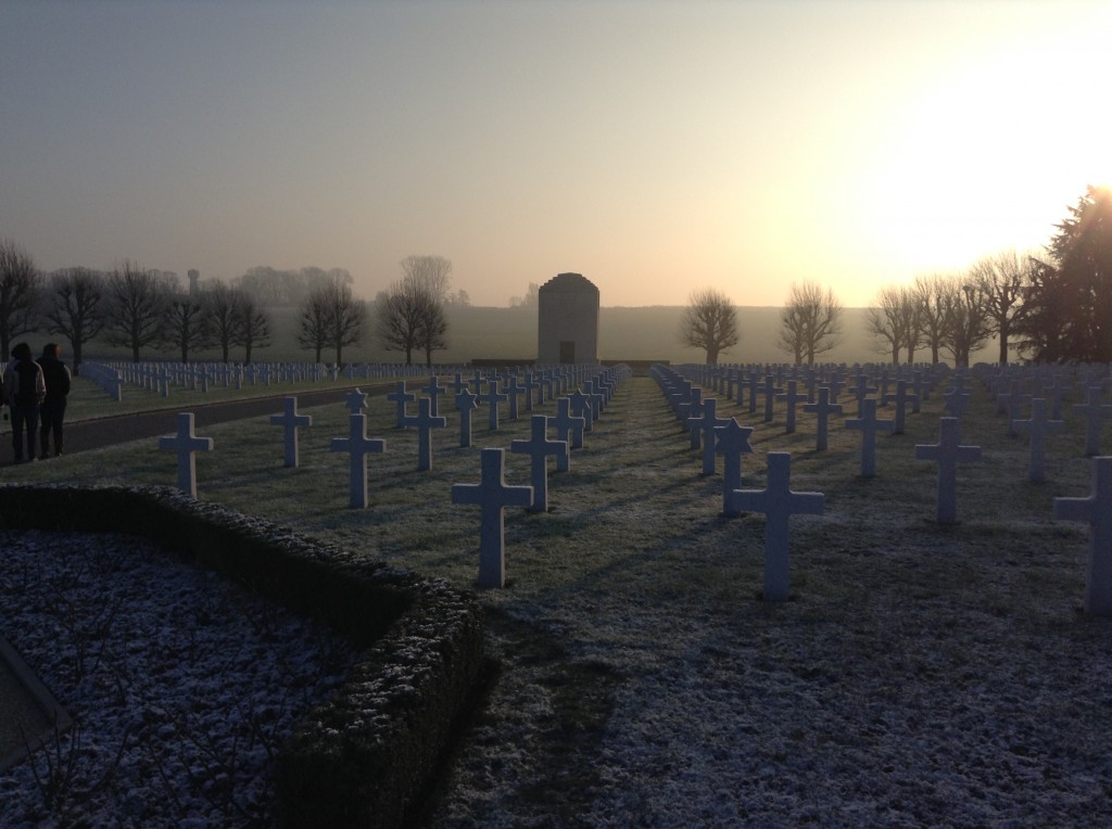 Somme American Cemetery in Bony, France, where Cpl. James D. Irwin rests.
