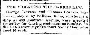 Bklyn Daily Eagle, 13 January 1896.