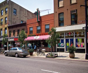 114 Court St., past home of the Brooklyn Umbrella Company.