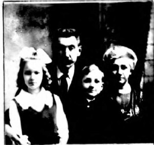 Otto and Amanda Hill, and their children, Catherine and Otto, Jr.