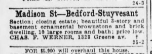 Bklyn Daily Eagle, 26 September 1915.