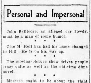 Bklyn Daily Eagle, 7 September 1911.
