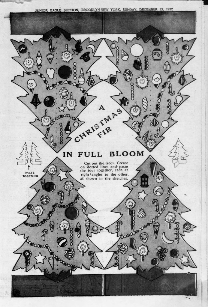 Brooklyn Daily Eagle, Junior Eagle Section, 25 December 1927.