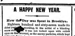 Bklyn Daily Eagle, 2 January 1867.