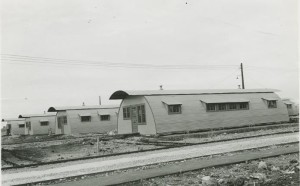 A row of quonset huts in Canarsie.