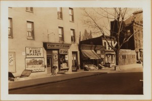 103-121 Saratoga Ave., east side, between Decatur and Bainbridge Streets (20 April 1936).