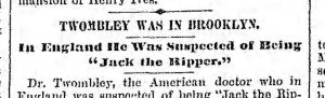 Bklyn Daily Eagle, Mon., 28 January 1889.