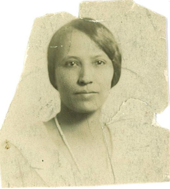 Aunt Caroline as a young lady in the 1920s.
