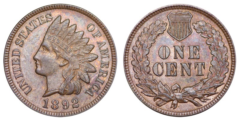An 1892 "Indian Head" penny - the cause of the controversial April Fool's joke.